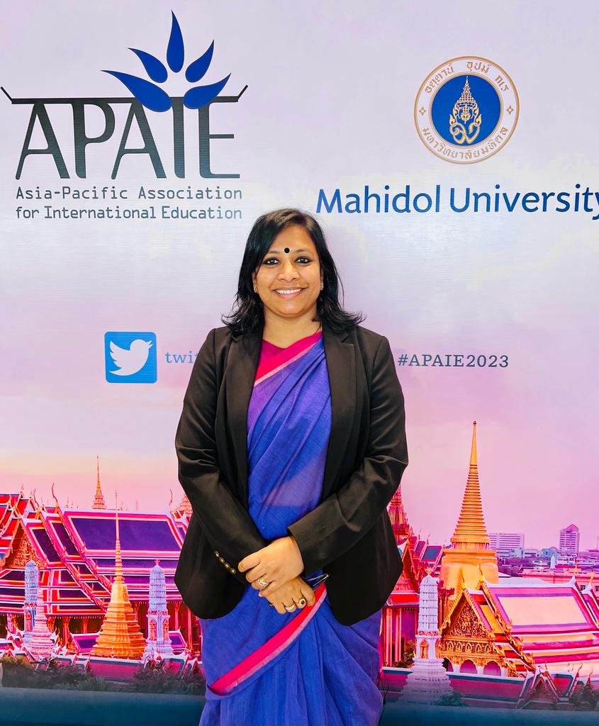 Dr. Preeti Nair visited Asia-Pacific Association for International Education Conference 2023 Bangkok